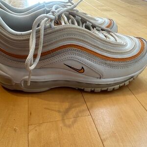Nike Air Max 97 White with Orange Accents